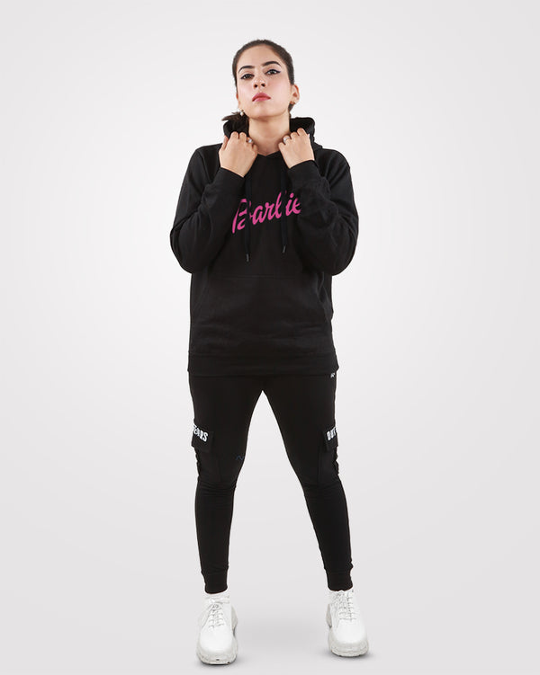 Barbie Pullover Hoodies Black