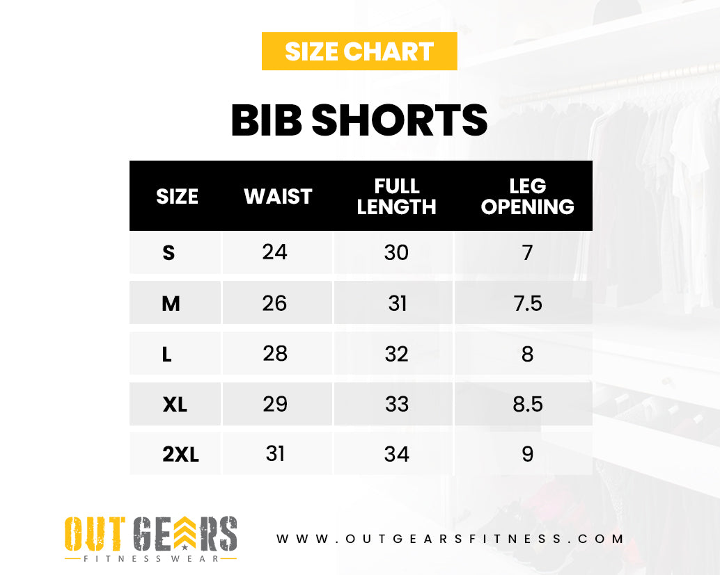 Men Cycling Bib Shorts - Outgears Fitness
