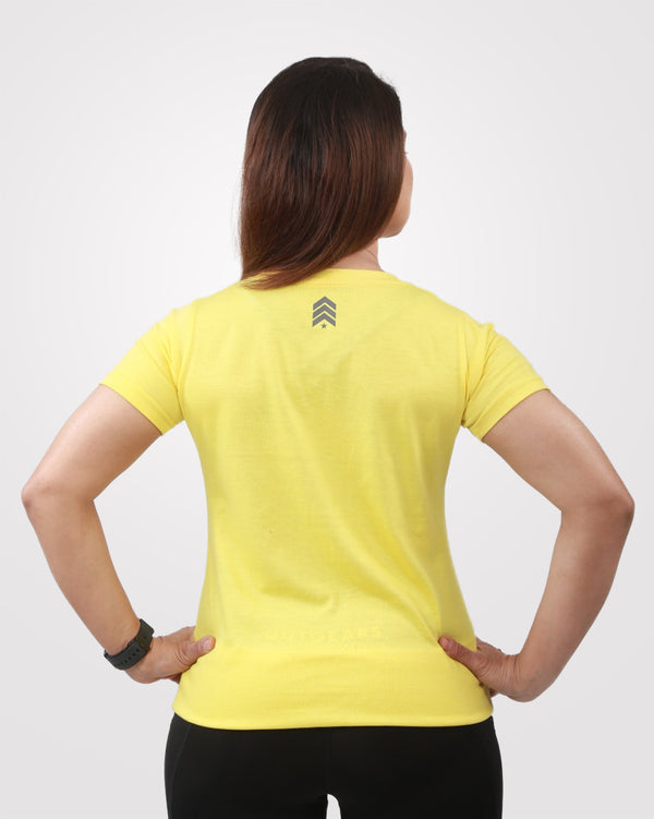 Women's Yellow Basic T-Shirt
