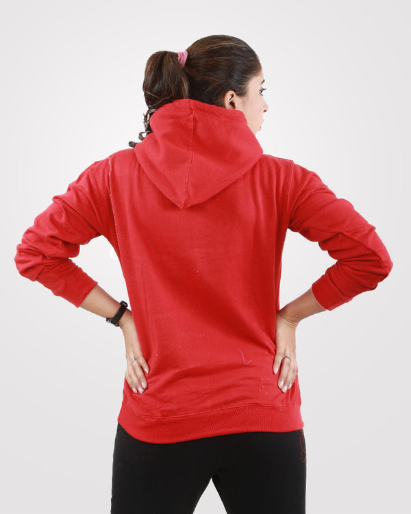 Women Outgears Pullover Hoodies Red