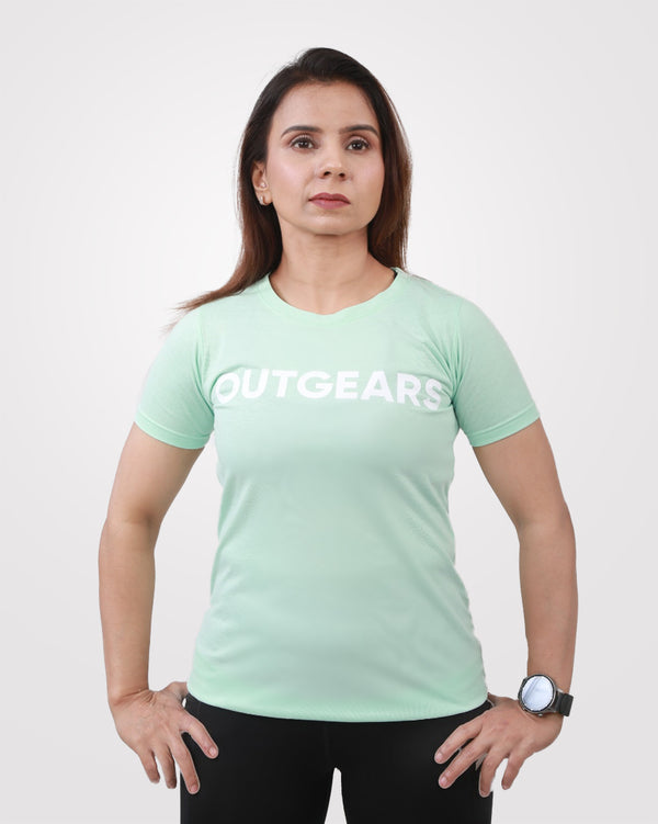 Women's SeaGreen Basic T-Shirt