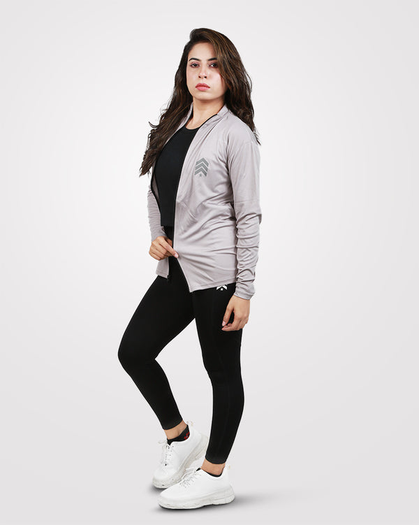 Gym Jacket For Women Gray