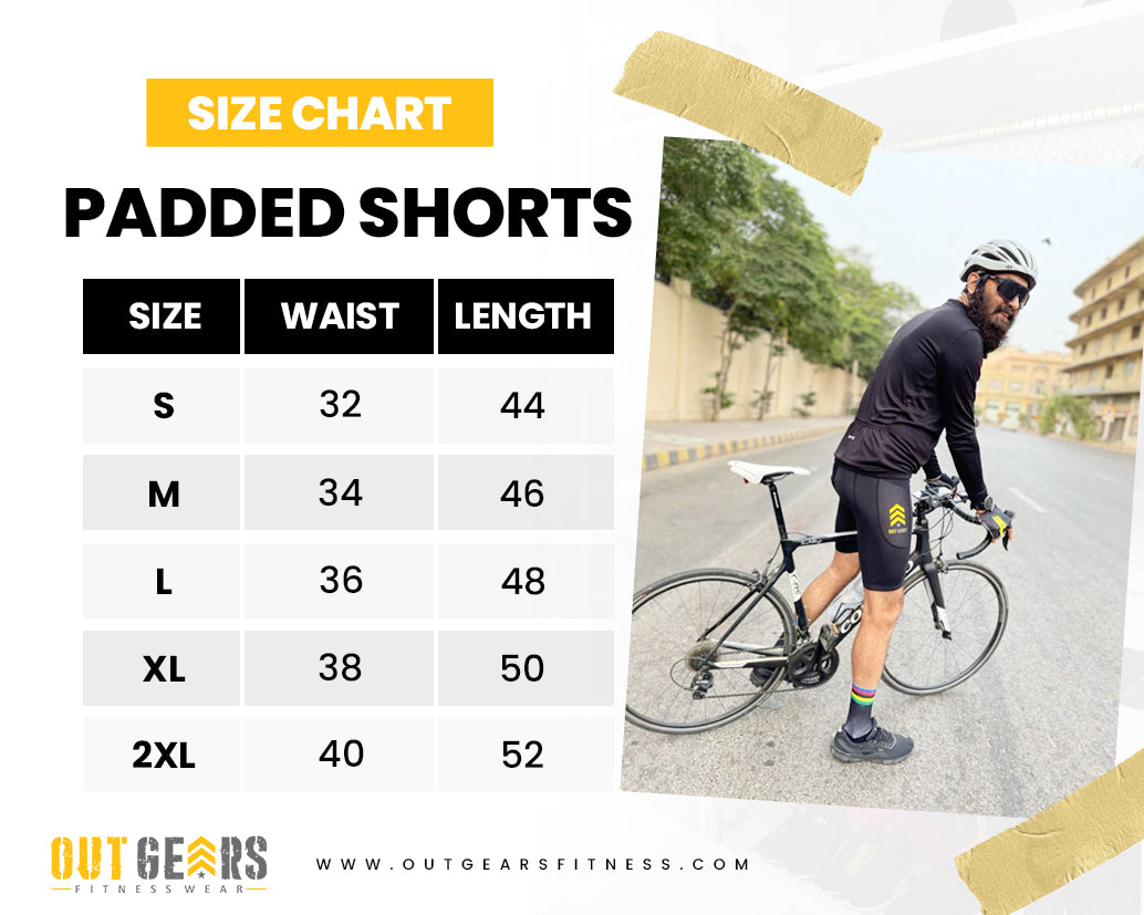 Cycling Padded Shorts With Pockets - Outgears Fitness