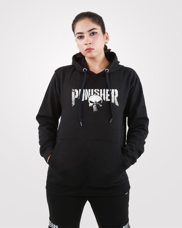 Women Hoodie Punisher Black