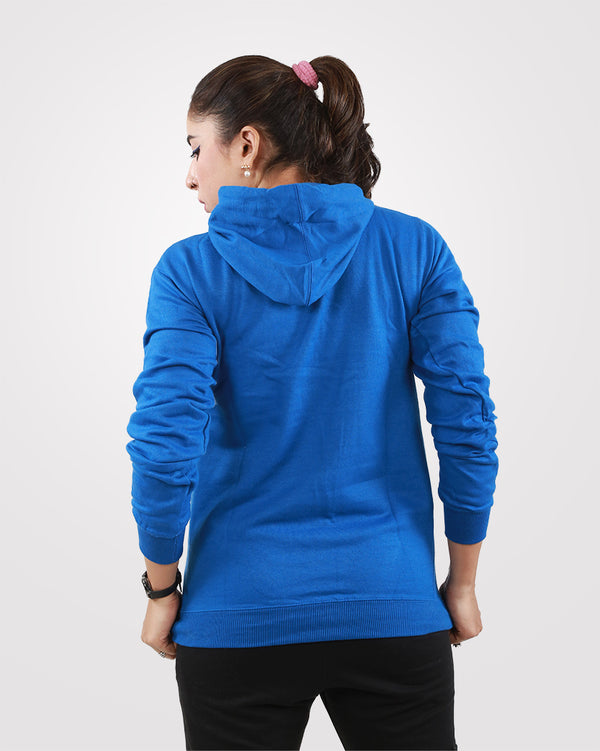Women Hoodie Punisher Blue