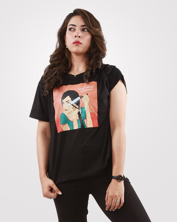 Womens TShirt Sorry I cannot compromise