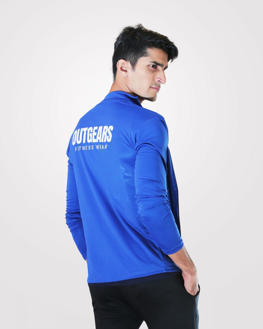 Summer Gym Jacket For Men’s Blue - outgearsfitness