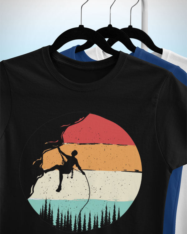 Men’s Mountain Climber T Shirts Half Sleeves - Outgears Fitness