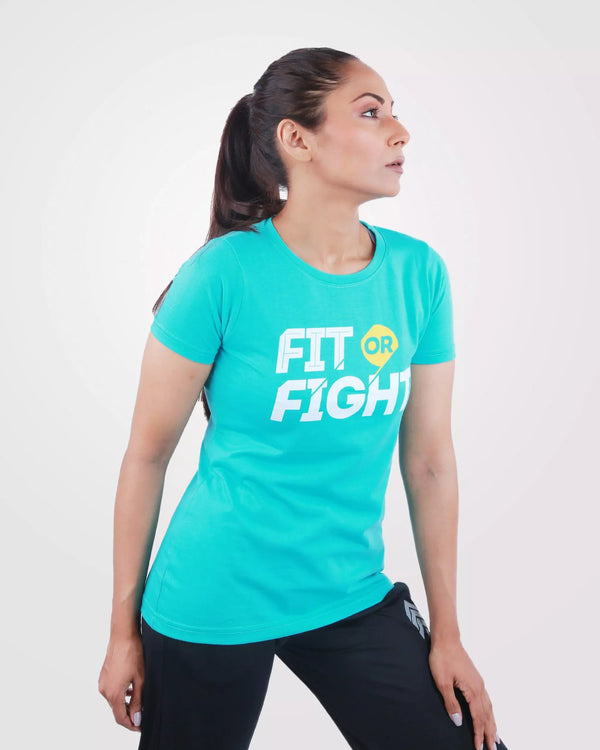 Womens Regular Tee Fit or Fight