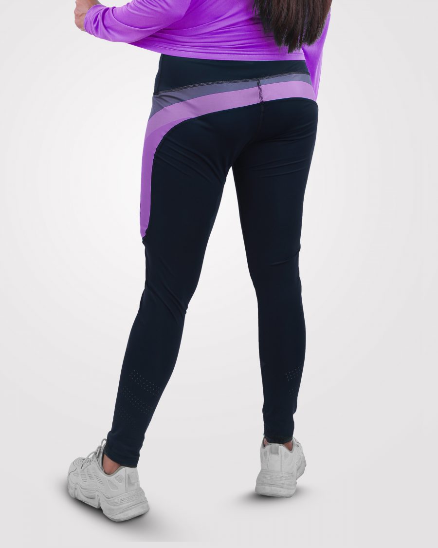 Gym Tights for Women’s with Pocket Purple - outgearsfitness