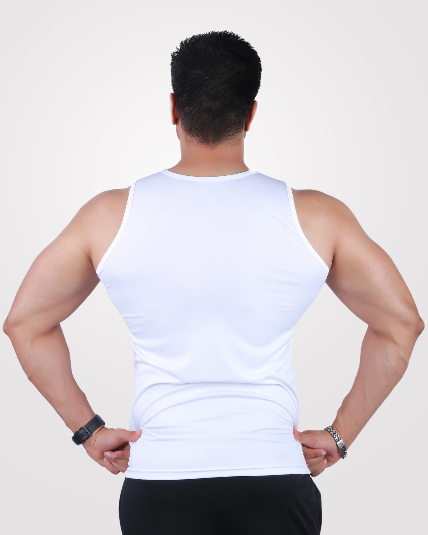 Mens Sando White Dri-Fit - outgearsfitness