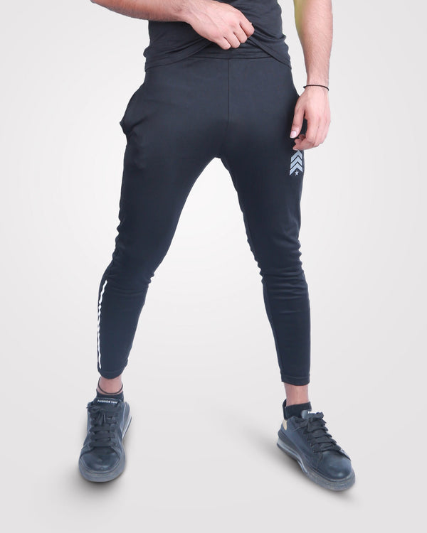 Men’s Gym Slim Fit Trouser Black