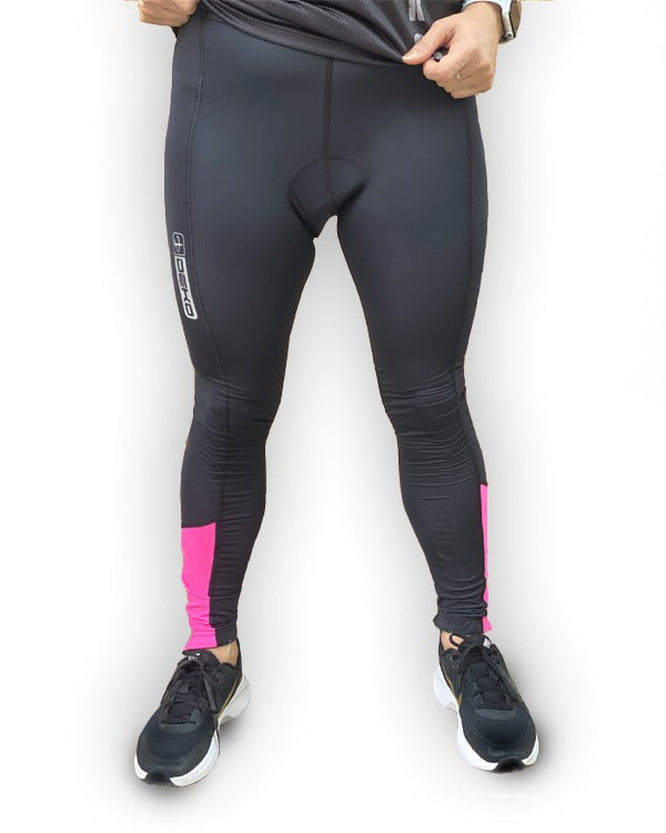 Women's Cycling Padded Tights in Pink & Purple Stripes – Outgears