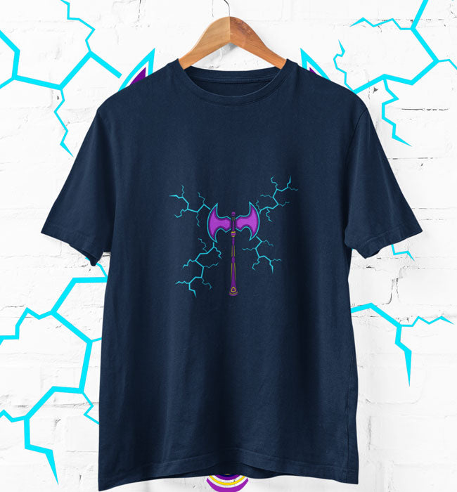 Men’s Thunder Axe T Shirts Half Sleeves - Outgears Fitness