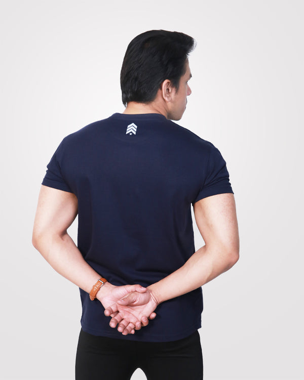 Men's Navy Basic Cotton T-Shirt