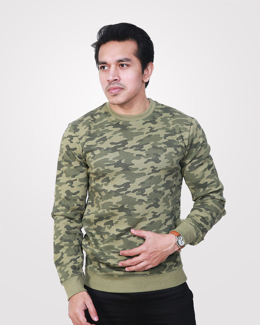 CAMO SWEAT SHIRT