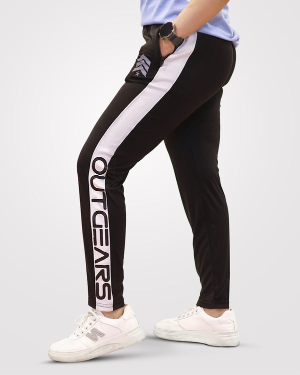 Women's Slim Fit Trouser With White Panel