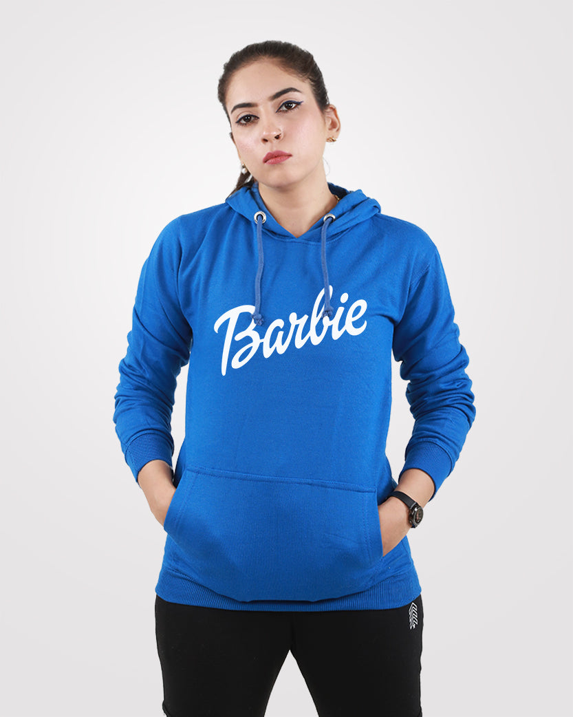 Barbie Pullover Hoodies Blue