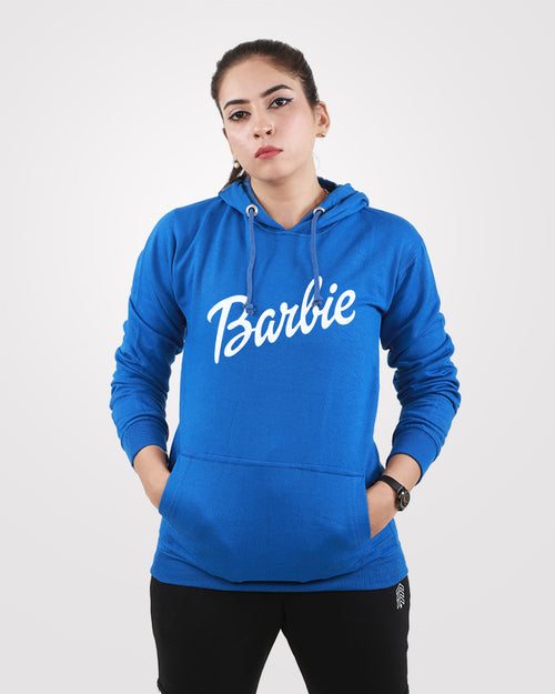 Barbie Pullover Hoodies Blue