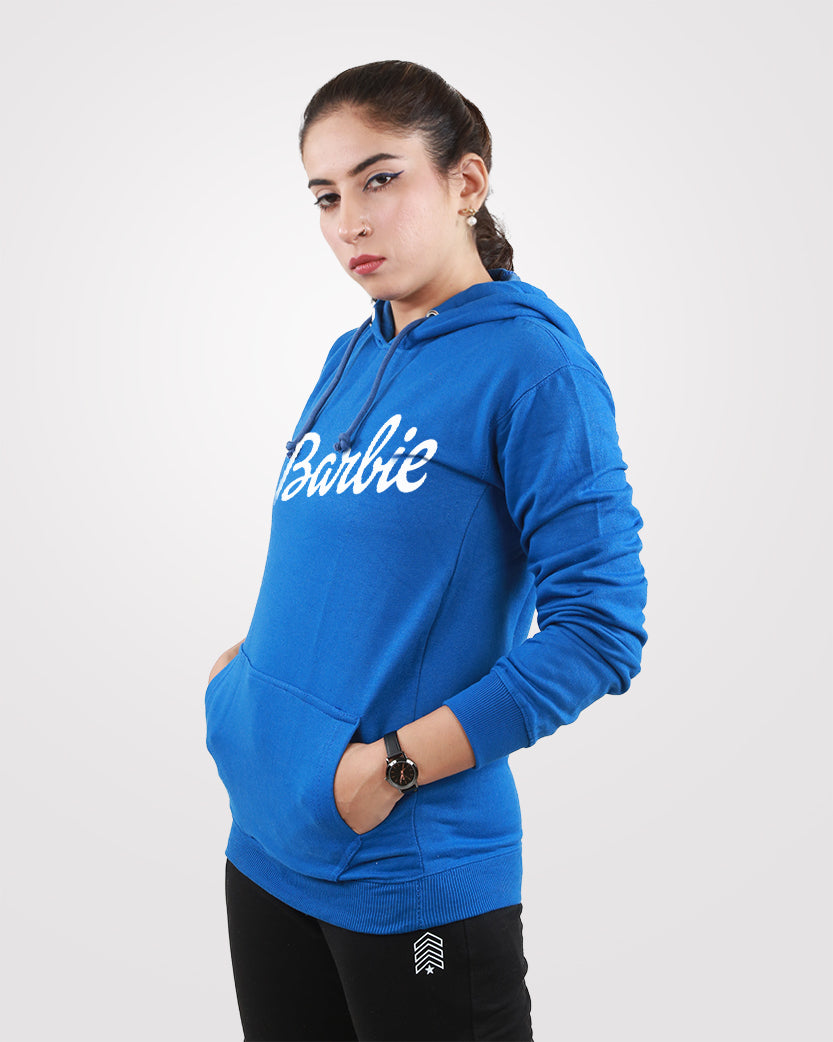 Barbie Pullover Hoodies Blue