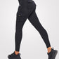 Women's Gym Cargo Tights Black