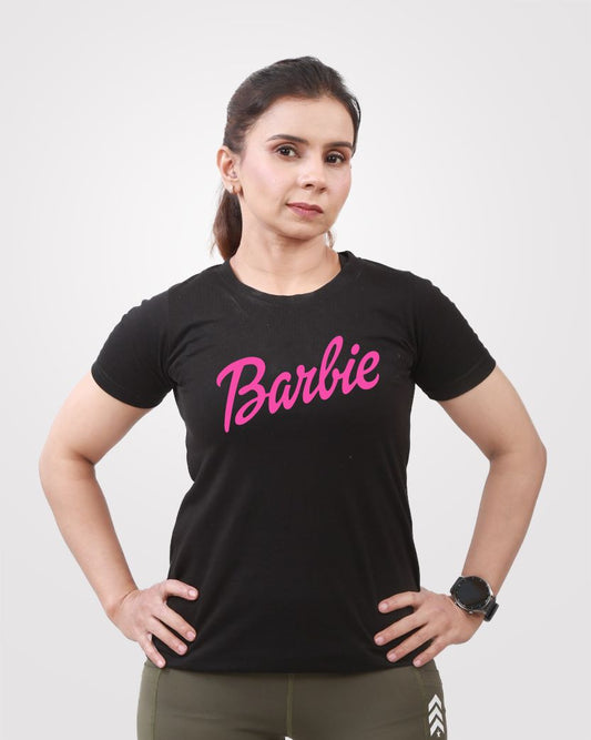 barbie tshirt black