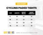 Men’s Cycling Padded Tights Gray - Outgears Fitness