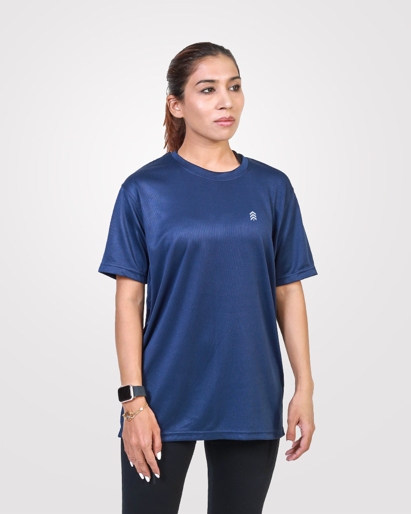 Women's Relaxed Drifit T-Shirt Navy