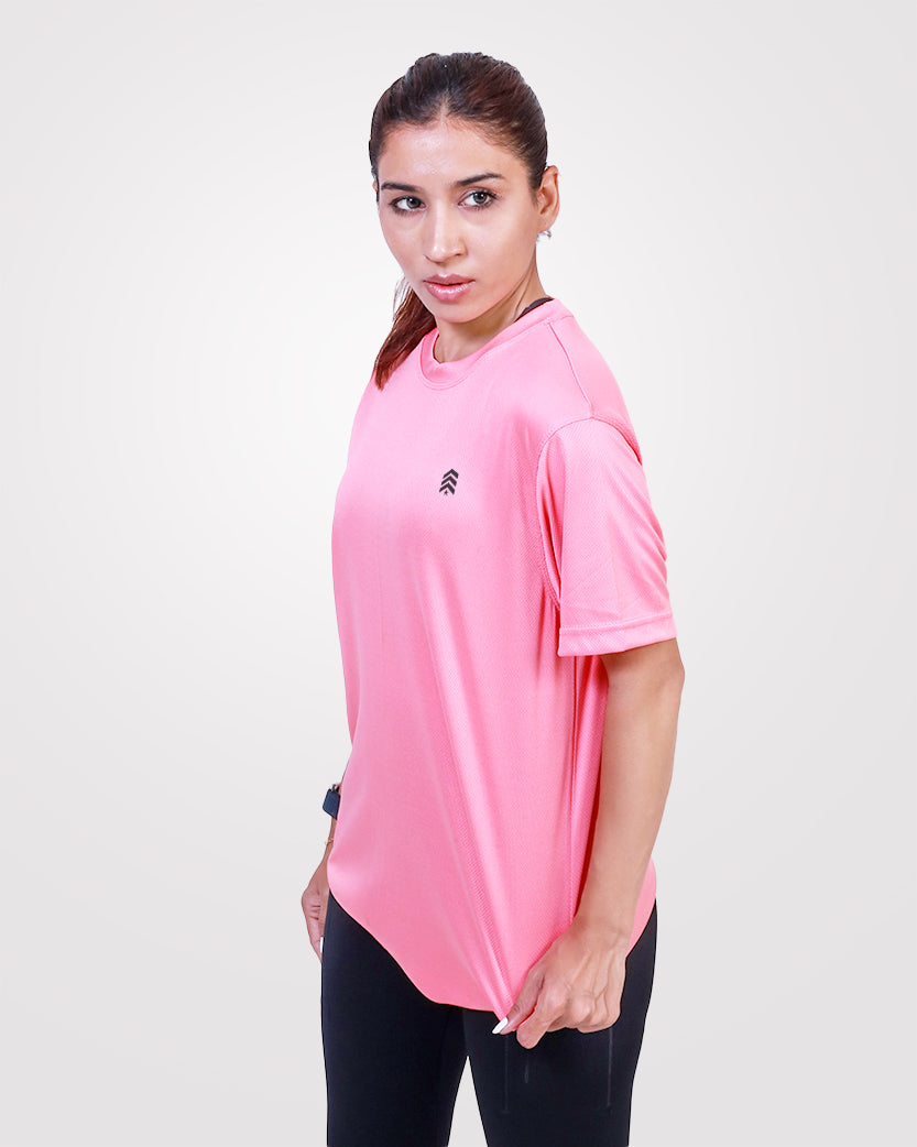 Women's Relaxed Drifit T-Shirt Pink
