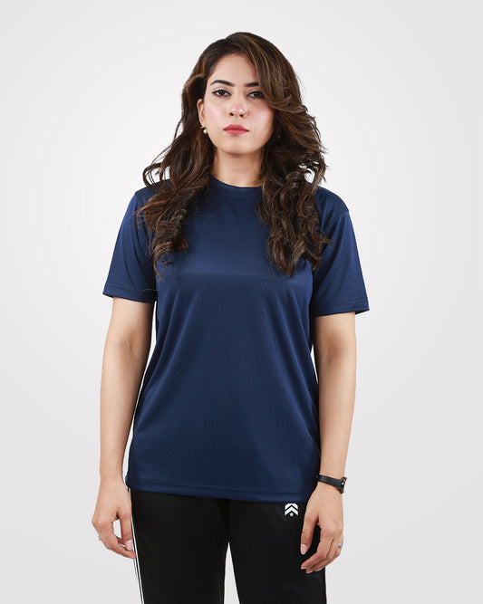Womens Dri-Fit Gym T-Shirt Navy