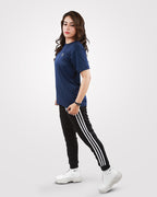 Womens Dri-Fit Gym T-Shirt Navy