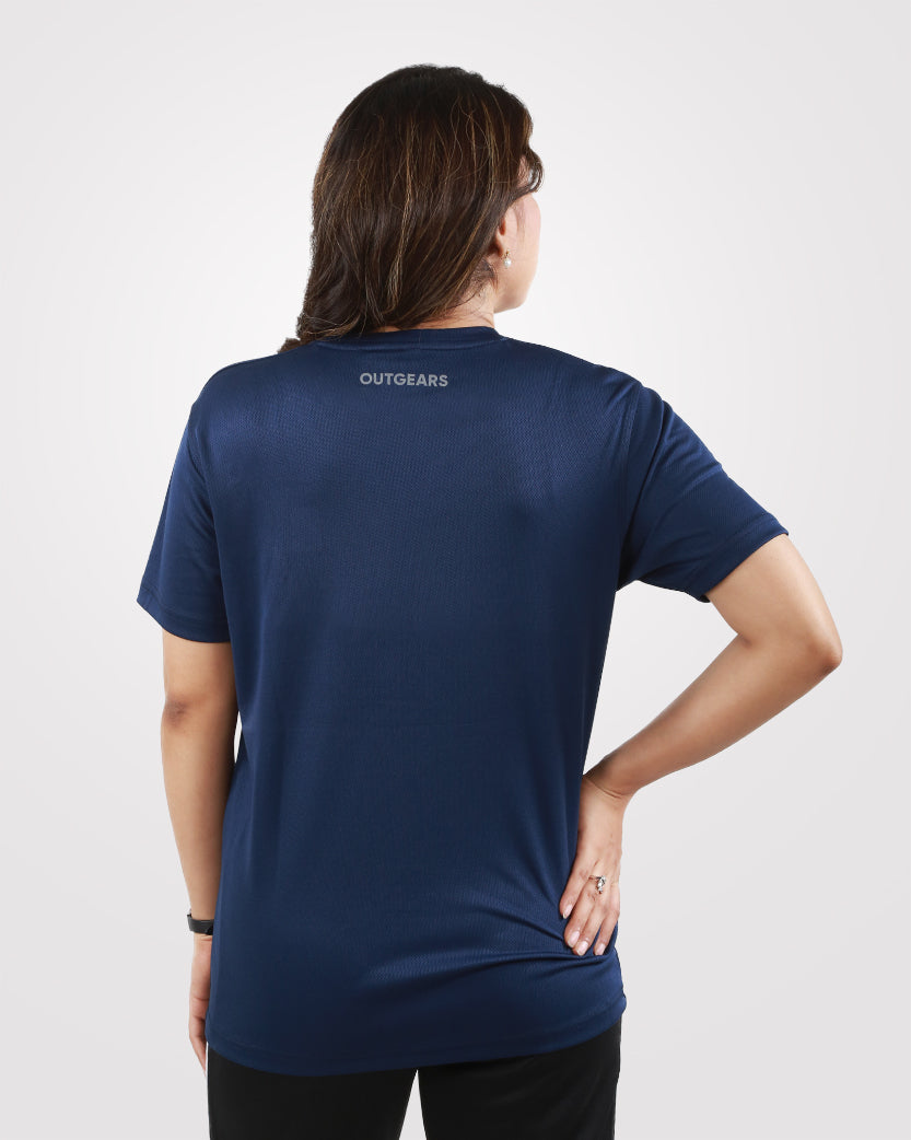 Womens Dri-Fit Gym T-Shirt Navy
