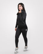 Gym Jacket For Women Black - Outgears Fitness