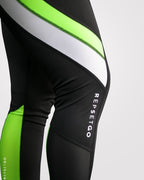Women's Gym Tights Black Neon