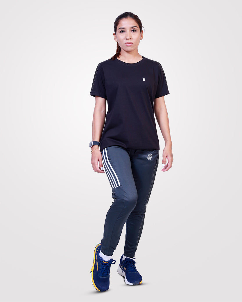 Women’s Slim Fit Drifit Trouser Gray - Outgears Fitness