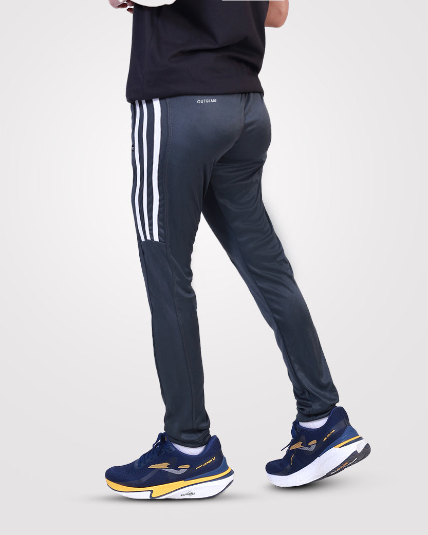 Women’s Slim Fit Drifit Trouser Gray - Outgears Fitness