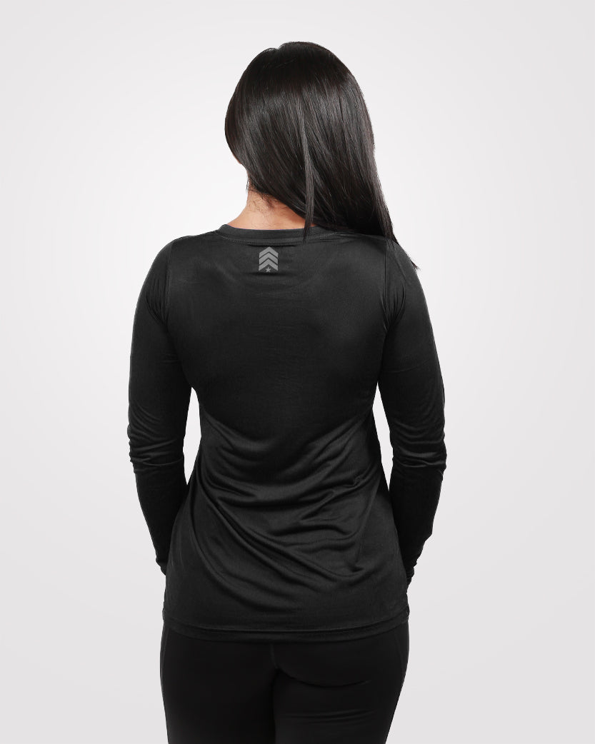 Black Full Sleeves Tee Dri-Fit - Outgears Fitness