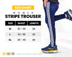 Women’s Stripe Trouser Gray