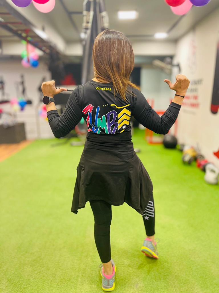 Zumba Black Womens Dri-Fit - Outgears Fitness
