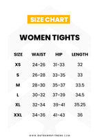 Women's Gym Tights Black Neon