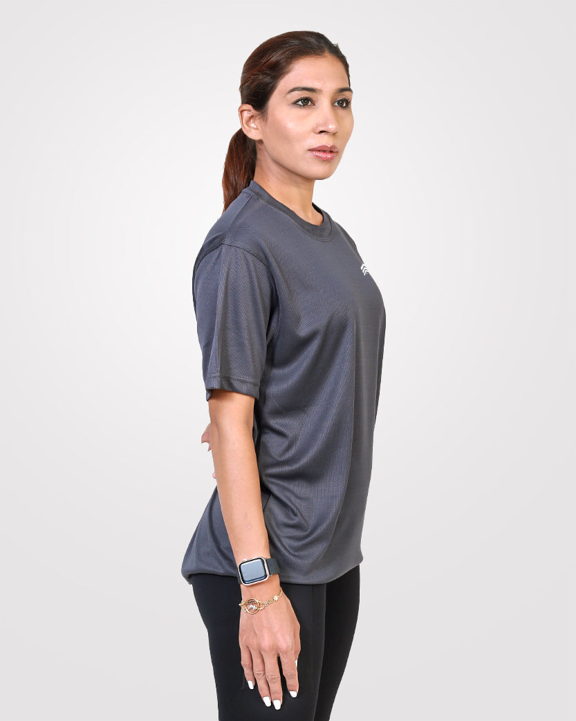 Women's Relaxed Drifit T-Shirt Gray