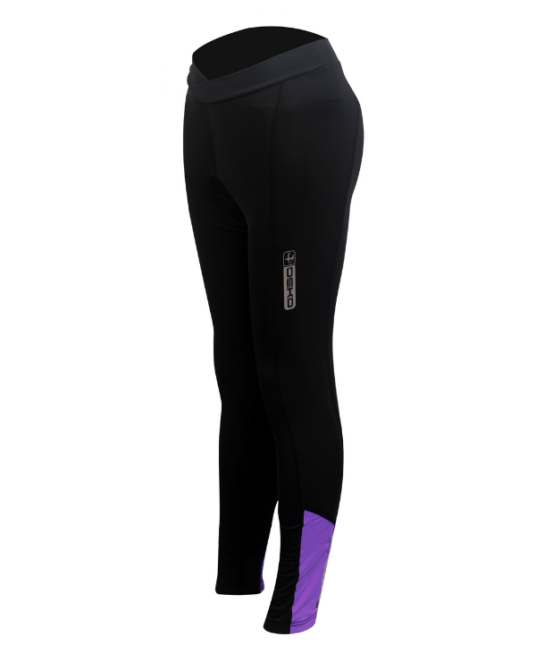 Women’s Cycling Padded Tights in Purple