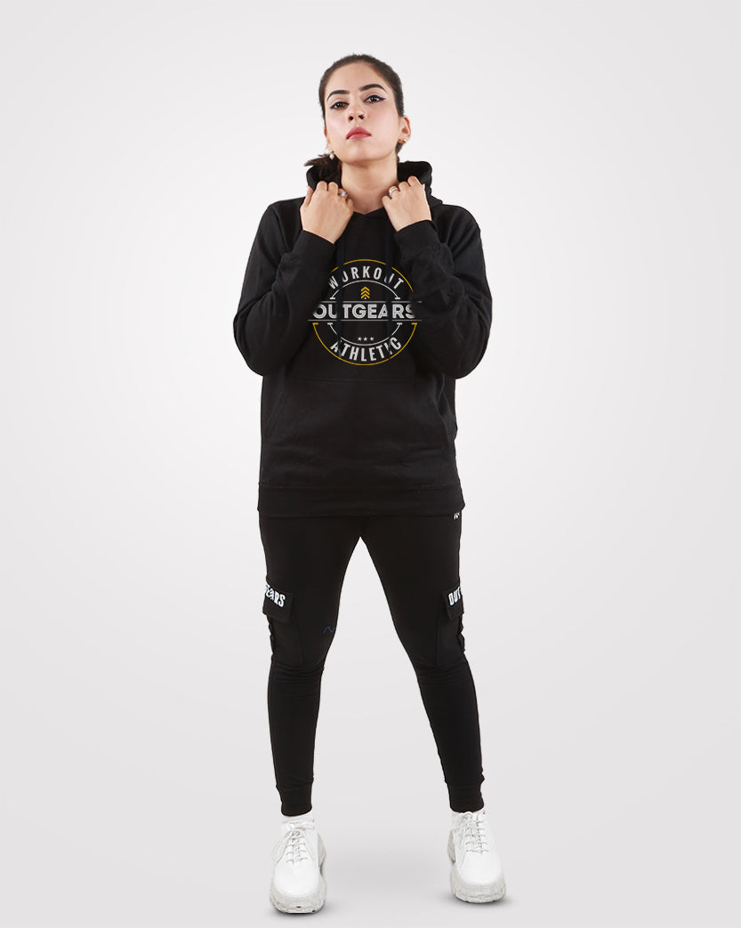 Women Outgears Pullover Hoodies Black - Outgears Fitness