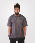 Men's Over Size T-Shirt Gray - Outgears Fitness