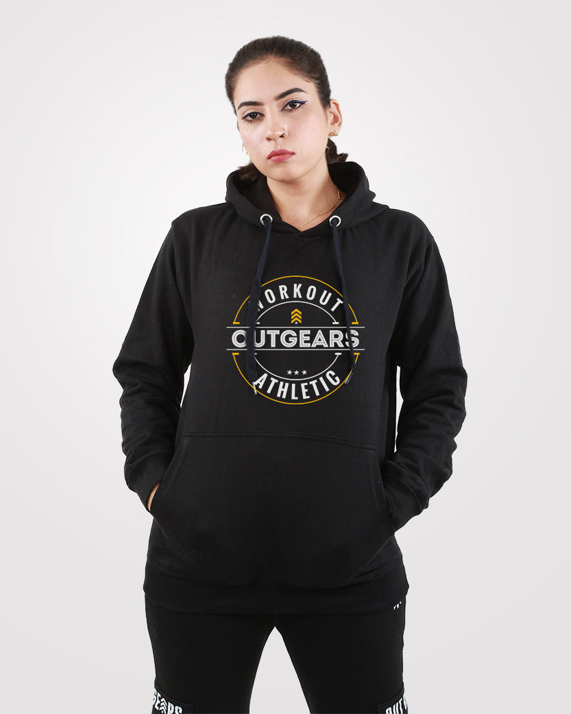 Women Outgears Pullover Hoodies Black - Outgears Fitness
