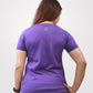 Women Purple Basic T-Shirt