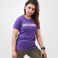 Women Purple Basic T-Shirt