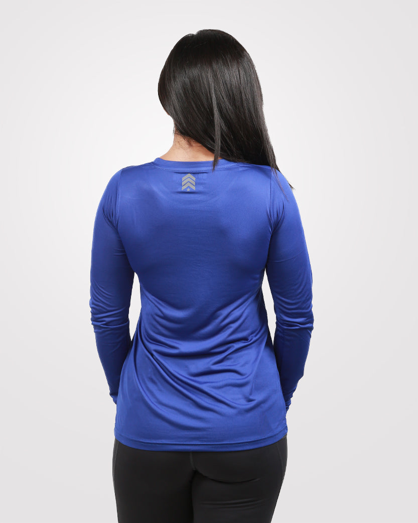 Blue Full Sleeves Tee Dri-Fit - Outgears Fitness