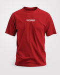 mens tshirt red micro fiber
