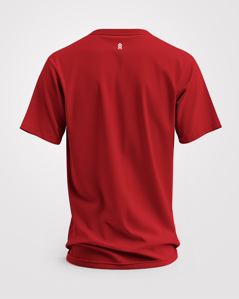 mens tshirt red micro fiber